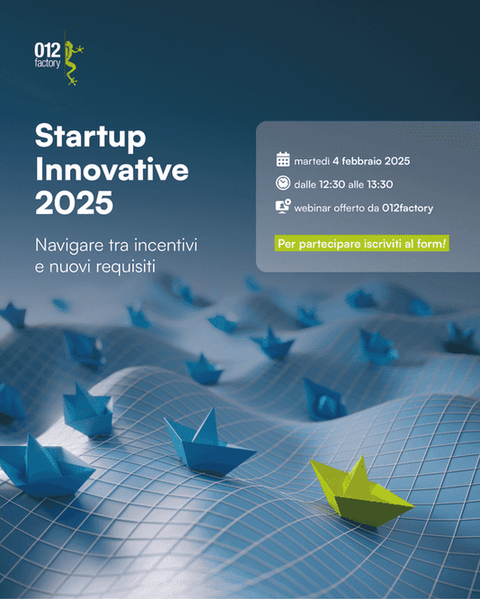 Startup Innovative 2025 Il webinar per scoprire le novità